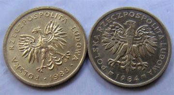 2 złote 1984 i 1988  Polska PRL 