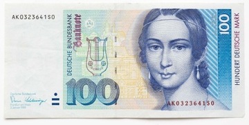 Niemcy 100 marek 1996 