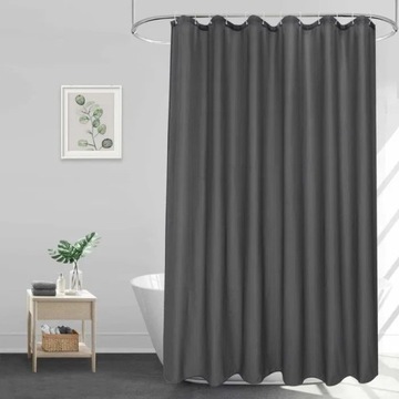 Tekstylna zasłona prysznicowa EurCross 180x200 cm