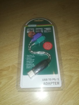 Adapter USB - PS/2 x2 USB mysz + klawiatura