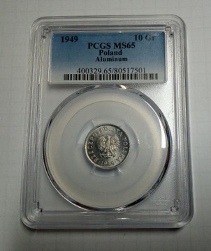 10 GR 1949 PCGS MS65