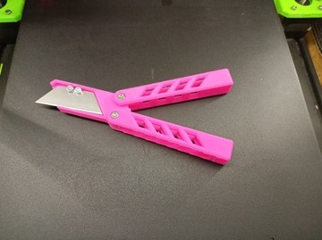 Motylek nożyk kieszonkowy DRUK 3D.