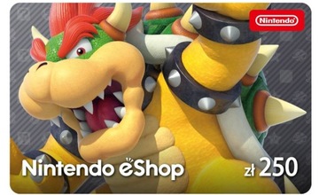 Doładowanie NINTENDO 250zł