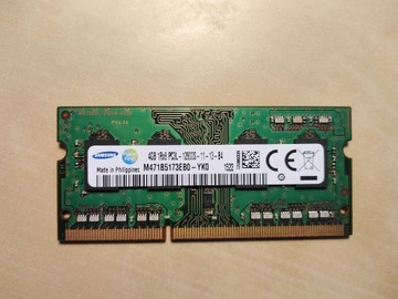 DDR3 SODIMM Samsung 4GB/1600 MHz PC3L