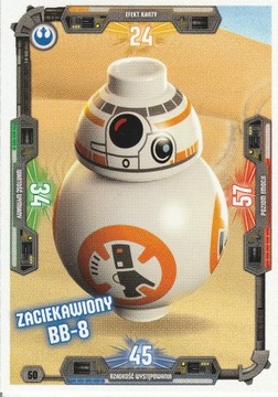 LEGO STAR WARS karta seria 3 ZACIEKAWIONY BB-8