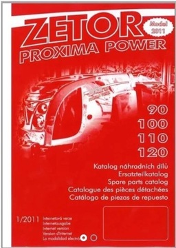 Katalog części Zetor Proxima Power 90, 100, 110, 