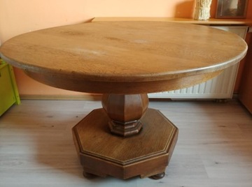 Stół z XIX w dębowy