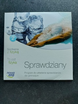 SPOTKANIA Z FIZYKĄ 2 sprawdziany TESTY CD NOWA!