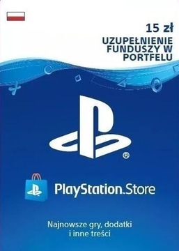 PlayStation Network Card 15 PLN PSN Klucz
