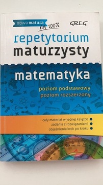 Repetytorium matematyka Liceum przed maturą  GREG