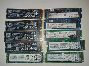 Dyski SSD M.2  1TB różne uszkodzone