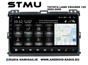 Radio android 10.1" 4GB TOYOTA LAND CRUISER 02-09