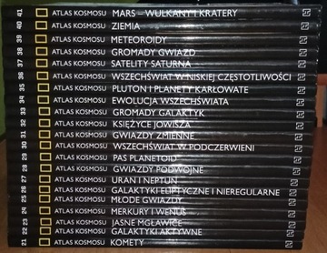 Pakiet 21 książek Atlas Kosmosu 
