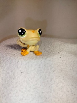 LITTLEST PET SHOP żółta żaba żabka