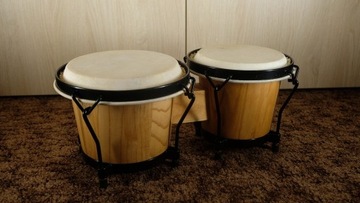 Bongo set zestaw z instrukcją (bongosy, bębny)