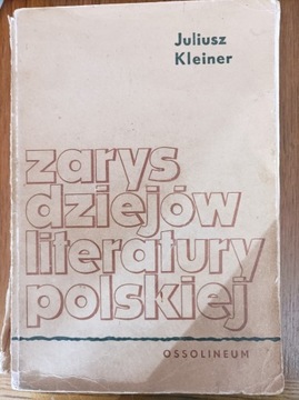 Zarys dziejów literatury polskiej Juliusz Kleiner