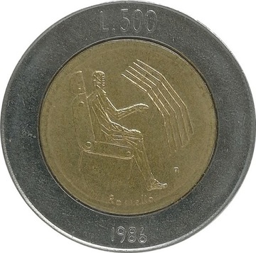 San Marino 500 lire 1986, KM#195