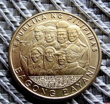 Filipiny 5 Peso 2014r - Okoliczościowa Ładna