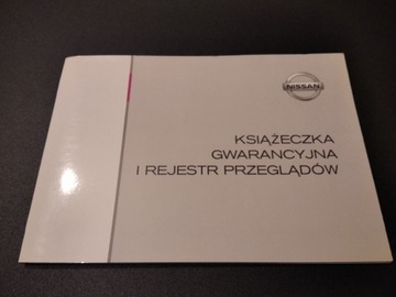 Książka serwisowa Nissan, polska, nowa, czysta