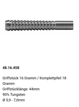 Barrel DART MP   16gr / 18gr Lotki 