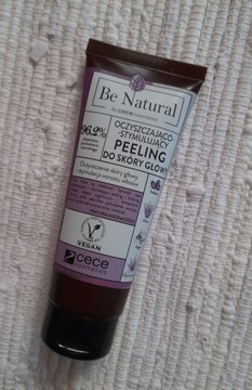 BE NATURAL oczyszczająco-stymulujący peeling 100ml