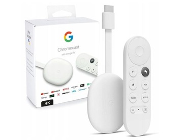 Odtwarzacz multimedialny Google Chromecast 4.0 4K 