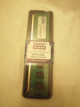 Pamięć DDR3 4gb goodram