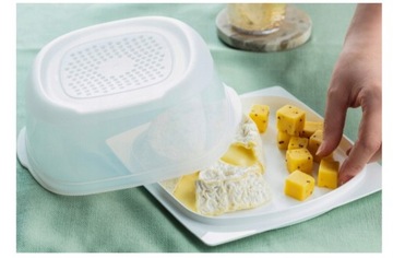 Tupperware CheeSmart Płaski Kwadratowy. Nowość.