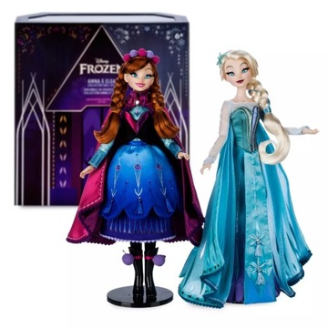 Limitowana edycja 5700 - lalki Elsa i Anna z Krainy Lodu