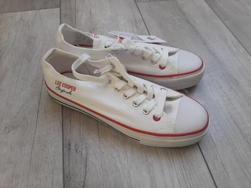 Lee Cooper 39 trampki białe old school klasyczne 