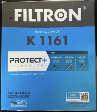 Filtr kabinowy Filtron K1161 Mazda 2 2007