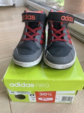 Adidas, buty sportowe dziecięce, R. 24