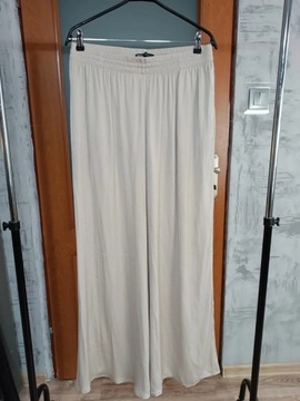 Zara szerokie markowe spodnie roz XL 