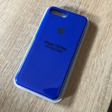 Etui Silicone Case Apple iPhone 7/8 Plus Niebieski