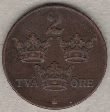 Szwecja 2 ore 1939, 21 mm nr. 1
