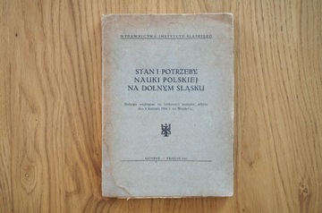 Wydawnictwa Instytutu Śląskiego 1947r.