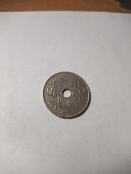 Belgia 25 centymów 1922 Belgie 