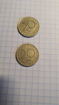 20 stotinek bulgarskich 1999r