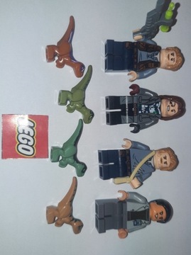 Lego Jurassic World figurki dinosaury unikaty kg