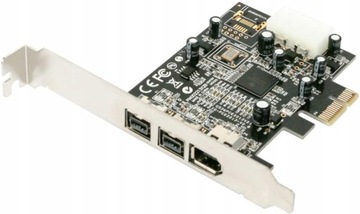 Kontroler PCI-E do Firewire IEEE1394 Combo+molex