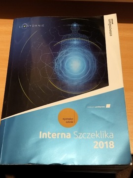 Duża Interna Szczeklika 2018 - egzemplarz autorski