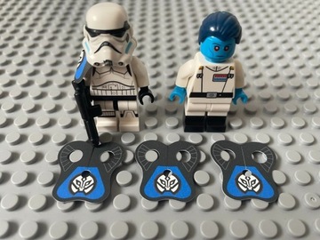 Niebieski (Thrawn) Custom Pauldron do Lego