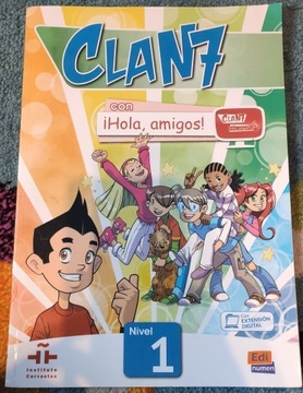 CLAN 7 nivel 1 książka do języka hiszpańskiego