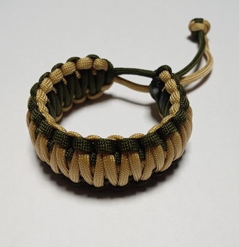 Bransoletka SURVIVAL typu "COBRA" - paracord 550/5