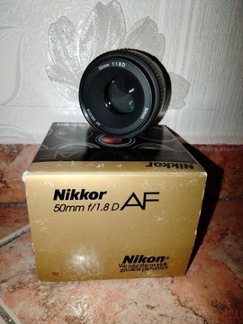 Obiektyw NIKON Nikkor AF 50mm f/1.8 D