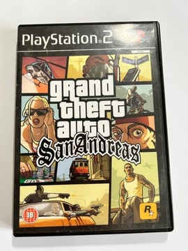 Gra Grand Theft Auto San Andreas  (PS2)