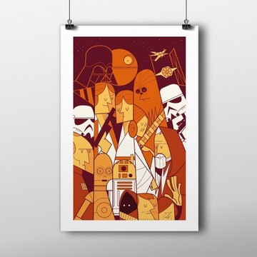 Plakat gwiezdne Wojny Star Wars 61x91 cm
