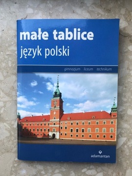 MAŁE TABLICE JĘZYK POLSKI GIMNAZJUM LICEUM 