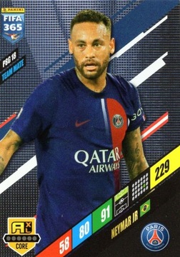 Panini FIFA 365 2024 Team Mate PSG 18 Neymar Jr