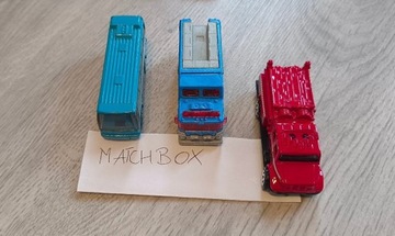 Matchbox,trzy modele aut